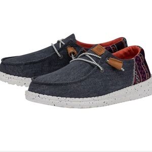Hey Dude Wendy Funk Baja Navy Women’s Size 10